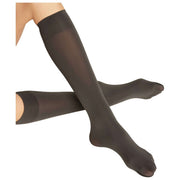 Falke Seidenglatt 40 Denier Chaussettes Hautes - Carbon Grey
