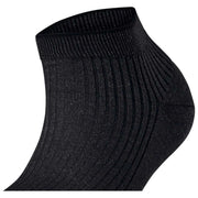 Falke Shiny Rib Sneaker Chaussettes - Noir