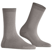 Chaussettes Falke Shiny Rib - Gris Poivre