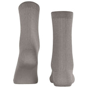 Chaussettes Falke Shiny Rib - Gris Poivre
