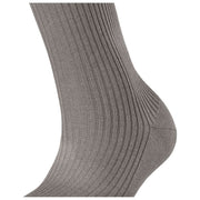 Chaussettes Falke Shiny Rib - Gris Poivre