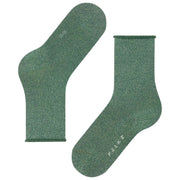 Chaussettes Falke Shiny - Vert Mûrier