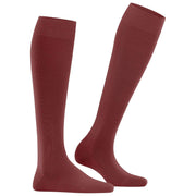 Chaussettes hautes Falke Softmerino - Henné Rouge