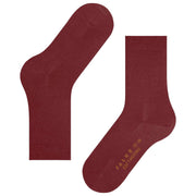 Chaussettes Falke Softmerino - Rouge Henné