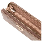 GUESS Laurel II Grand sac à main zippé - Logo marron latte