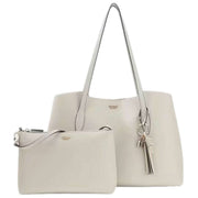 GUESS Melody Sac fourre-tout deux en un - Taupe Blanc