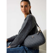 GUESS Noelle II Top Zip Sac à bandoulière - Logo noir charbon