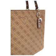 Sac fourre-tout GUESS Noelle II - Logo marron latte