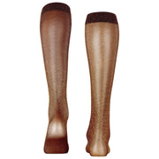 Falke Glitter 30 Denier Chaussettes Hautes - Barolo/Or