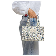 Moon Nude Spring Mini Shopper Bag - Bleu/Blanc/Vert
