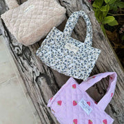 Moon Nude Spring Mini Shopper Bag - Bleu/Blanc/Vert