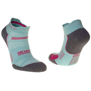Hilly Supreme Socklet Med Socks - Aquamarine/Grey Marl