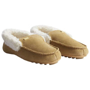 Pantoufles à col Sherpa Hunter Moccasin - Crème naturelle