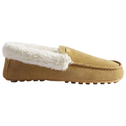 Pantoufles à col Sherpa Hunter Moccasin - Crème naturelle