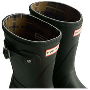 Bottes Wellington Courtes Doublées Tartan Hunter Original - Vert Olive Foncé