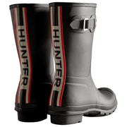 Bottes Wellington Hunter Original Short Tri Color Logo - Noir