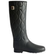Bottes en caoutchouc Hunter Original Tall Refined Onion Quilt - Noir