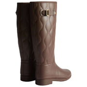 Bottes en caoutchouc Hunter Original Tall Refined Onion Quilt - Marron