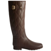 Bottes en caoutchouc Hunter Original Tall Refined Onion Quilt - Marron