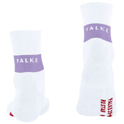 Falke RU Chaussettes de course stabilisatrices de compression - Woolwhite/Lilac
