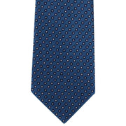 Michelsons of London Basic Neat Polyester Tie - Teal Blue