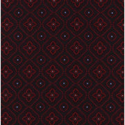 Michelsons of London Traditional Medallion Tie and Pocket Square Set - Red