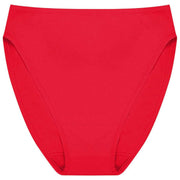 Slip taille haute en coton nu Natori Bliss - Rouge vacances