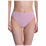 Slip taille haute en coton nu Natori Bliss - Rose Mist Pink