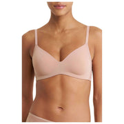 Soutien-gorge t-shirt sans fil Natori Pretty Smooth Smoothing - Beige chamois