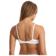 Soutien-gorge balconnet en dentelle Skarlett Blue Entice - Blanc/Nylon Tan