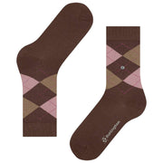 Chaussettes Burlington Marylebone - Marron/Beige/Rose