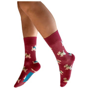 Chaussettes Powder Woolly Westie - Rouge
