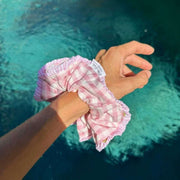Moon Nude Strawberry Scrunchie - Rose/Rouge