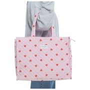 Grand sac cabas Moon Nude Strawberry - Rose/Rouge