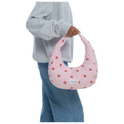 Moon Nude Strawberry Hoop Bag - Rose/Rouge