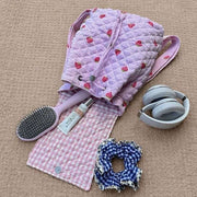 Moon Nude Strawberry Flap Backpack - Rose/Rouge