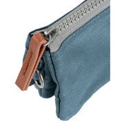 Roka Carnaby Small Sustainable Canvas Wallet - Airforce Blue