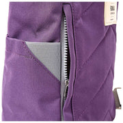 Petit sac à dos en toile recyclée Roka Finchley - Deep Grape Purple