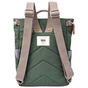 Petit sac à dos en toile recyclée Roka Finchley - Vert orage