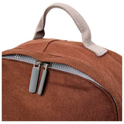 Petit sac à dos en toile de coton Roka Hampton - Lindt Brown