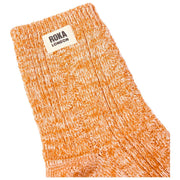 Chaussettes Roka Wallace Crew - Orange Brûlé
