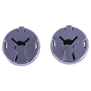 David Van Hagen Gear Lever Button Covers - Black/Silver