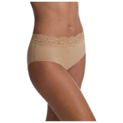 Skarlett Blue Divine Lace Trim Slip - Nylon Tan
