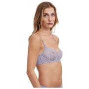 Soutien-gorge balconnet en dentelle Skarlett Blue Entice - Lavande Dusk