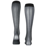 Falke Glitter 30 Denier Chaussettes Hautes - Noir/Argent