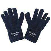 Superdry & Co Gants en tricot côtelé Heritage - Eclipse Navy