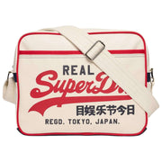 Superdry & Co Retro Alumni Messenger Bag - Winter White