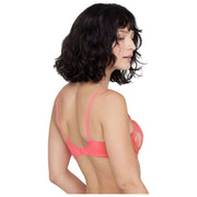 Soutien-gorge balconnet en dentelle Skarlett Blue Entice - Rosé/Orange terre cuite