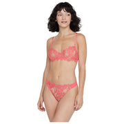 Soutien-gorge balconnet en dentelle Skarlett Blue Entice - Rosé/Orange terre cuite