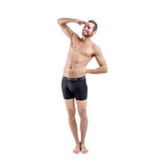 Comfyballs Performance Long Boxer - Charcoal/Viper Green